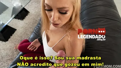 Comendo a madrasta pegadinha que acabou em sexo legendado