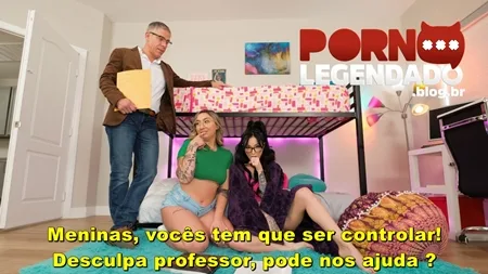 Legendado alunas transando com professor por pontos extras